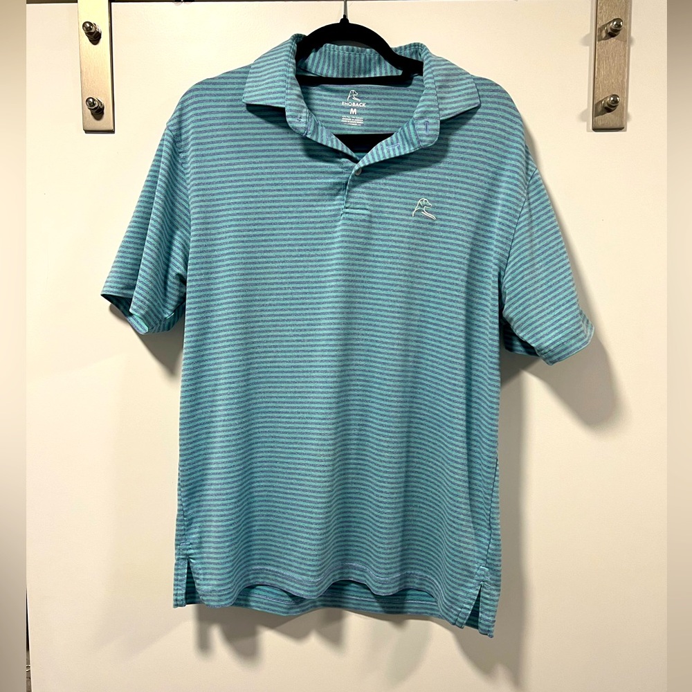 Rhoback Striped Polo - Like New!